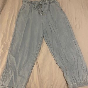 American Eagle paper bag linen pants!